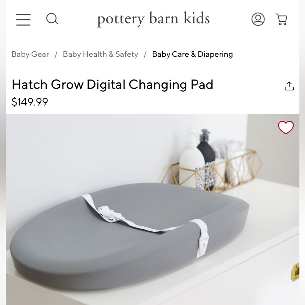 COPY - EUC Hatch Grow Digital Scale/Changing Pad